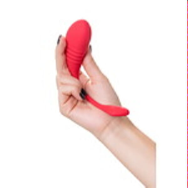 Виброяйцо LOVENSE Vulse, силикон, красный, 20,3 см