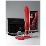 Двухсторонний вибростимулятор Fantasy For Her Ultimate Pleasure 24K Gold Luxury Edition