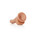Фалоимитатор Curved Realistic Dildo  Balls  Suction Cup - 7''/ 18 cm
