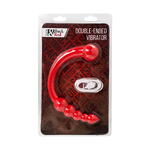 Двусторонний вибратор Black & Red by Toyfa, силикон, красный, 35 см