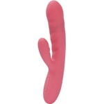 Мощный вибратор-кролик с функцией пенетрации Avery Strawberry Pink