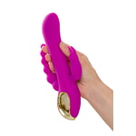 Тройной вибратор A-Toys by TOYFA TRINNY, силикон, фиолетовый, 21,5 см